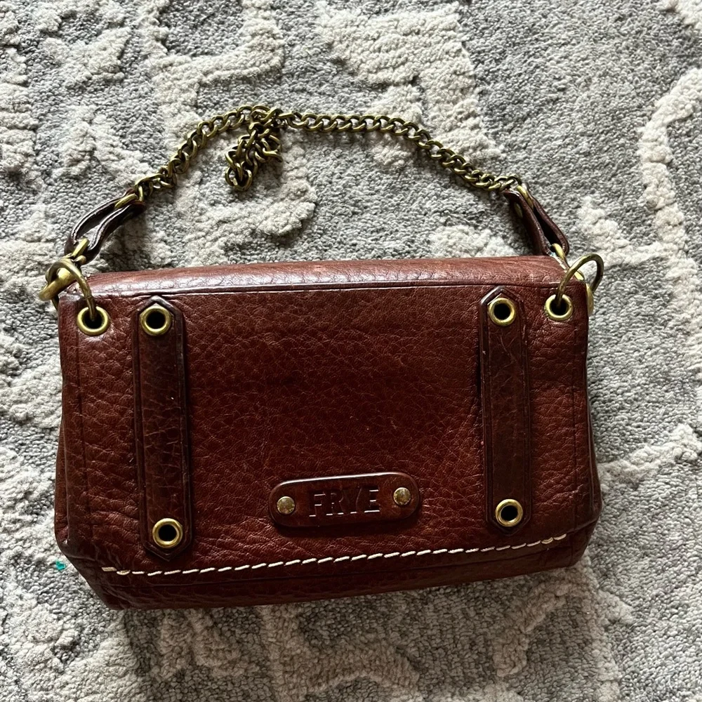 Brown Leather Crossbody Bag - Picture 3 of 6